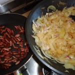 meurette oignons lardons